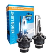 D2R 35W Xenon HID Headlight Bulbs - 12000K Pink Purple - 85126UB 66250 85126WX OEM High Low Beam Direct Replacement - Pack of 2