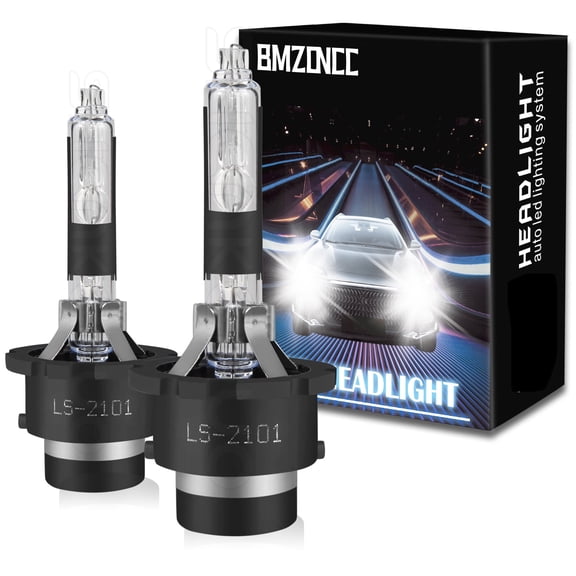 D2R 66250 HID Bulbs 35W OEM Xenon Headlight Direct Replacement Conversion Kit 6000K White, Pack of 2