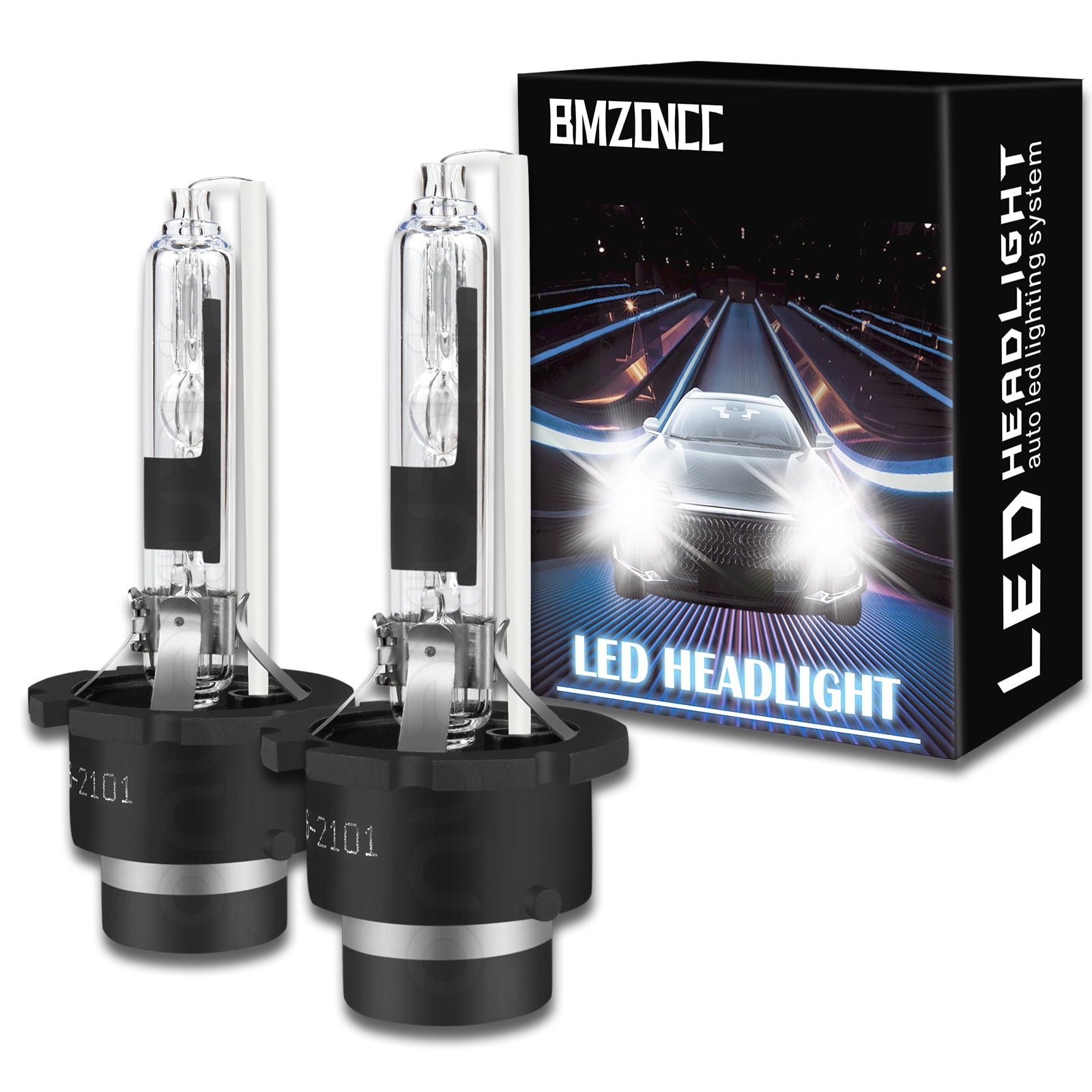 D2R Xenon HID Headlight Bulbs - 6000K 35W Low Beam 85126UB 66250 85126WX,etc Replacement Lights- Pack of 2
