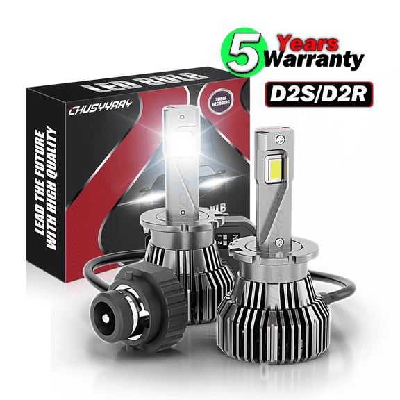 D2S D2R HID to LED Conversion Headlight Bulb Plug and Play 6000K kit 2pc