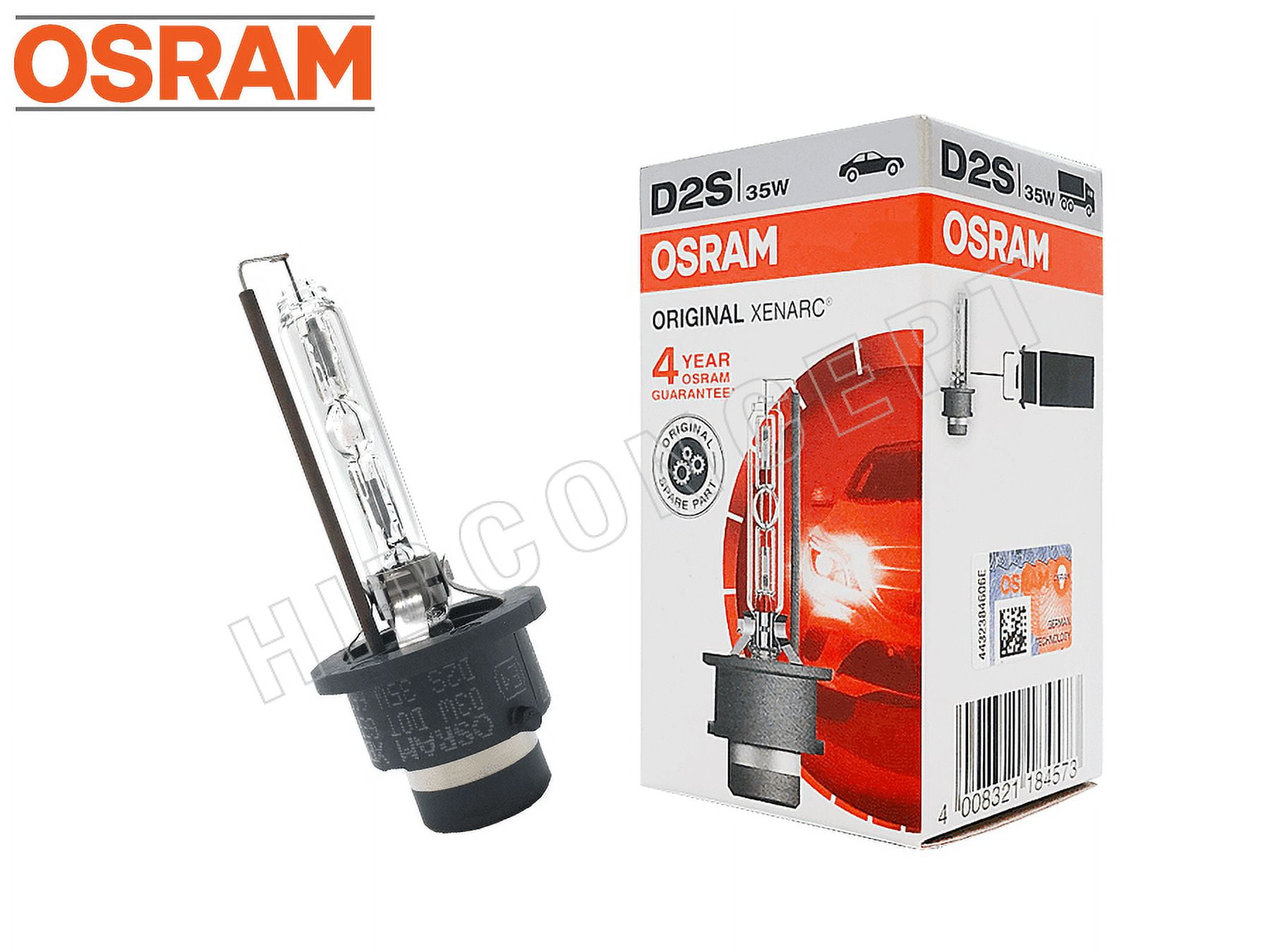 D2S: 4300K HID Bulbs Osram Xenarc 66240 Classic