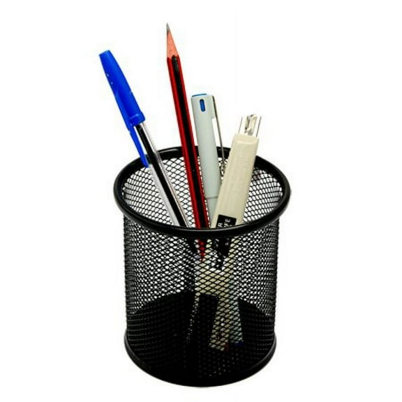 D3 Casemate Mesh Metal Pencil Holder, Black
