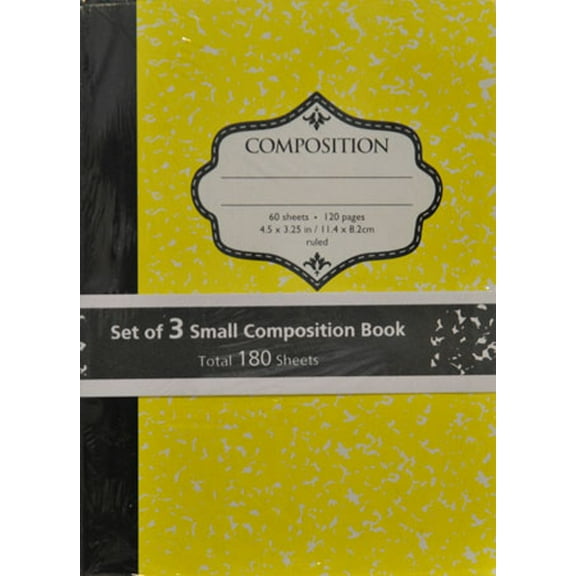 D3 Casemate Set 3 Mini Composition Book 60x3