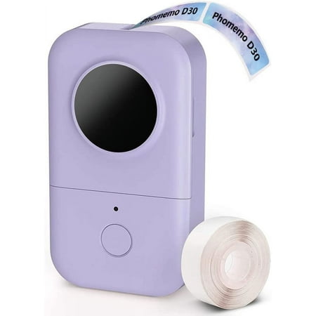 D30 Label Makers Machine - Portable Bluetooth Mini Sticker Thermal Label Printer Handheld Rechargeable, Easy to Use for Office Home Organization, Rich Icon Font Multiple Templates