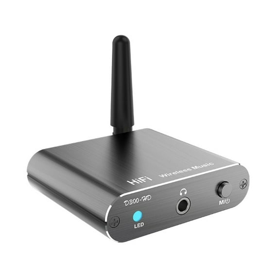 D300 Wireless Receiver Bluetooth-compatible V5.2 Adapt Fiber Coaxial Converter Csr Low Latency Aptx-HD
