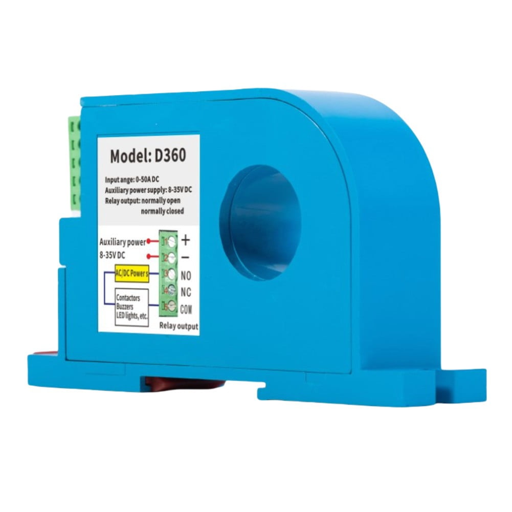 D360-50A DC adjustable miniature current sensing switch relay for ...