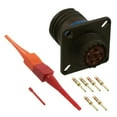 thumbnail image 1 of D38999/20WB98PN Connector Circular Receptacle 6 Position Gold Crimp, 1 of 2
