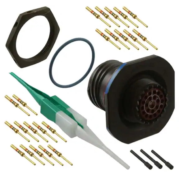 D38999/24WC35PN Connector Circular 22 Position Receptacle, Male Pins Crimp