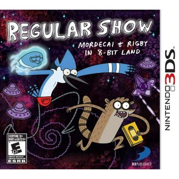 Regular Show: Mordecai and Rigby in 8 Bit Land