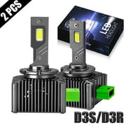D3S D3R Led Headlights Pack of 2 Hi-Lo Beam Combo Cool White Kit 6000k 8000LM For Ford Mustang 2008-2017 Easy Install No Hyper Flash