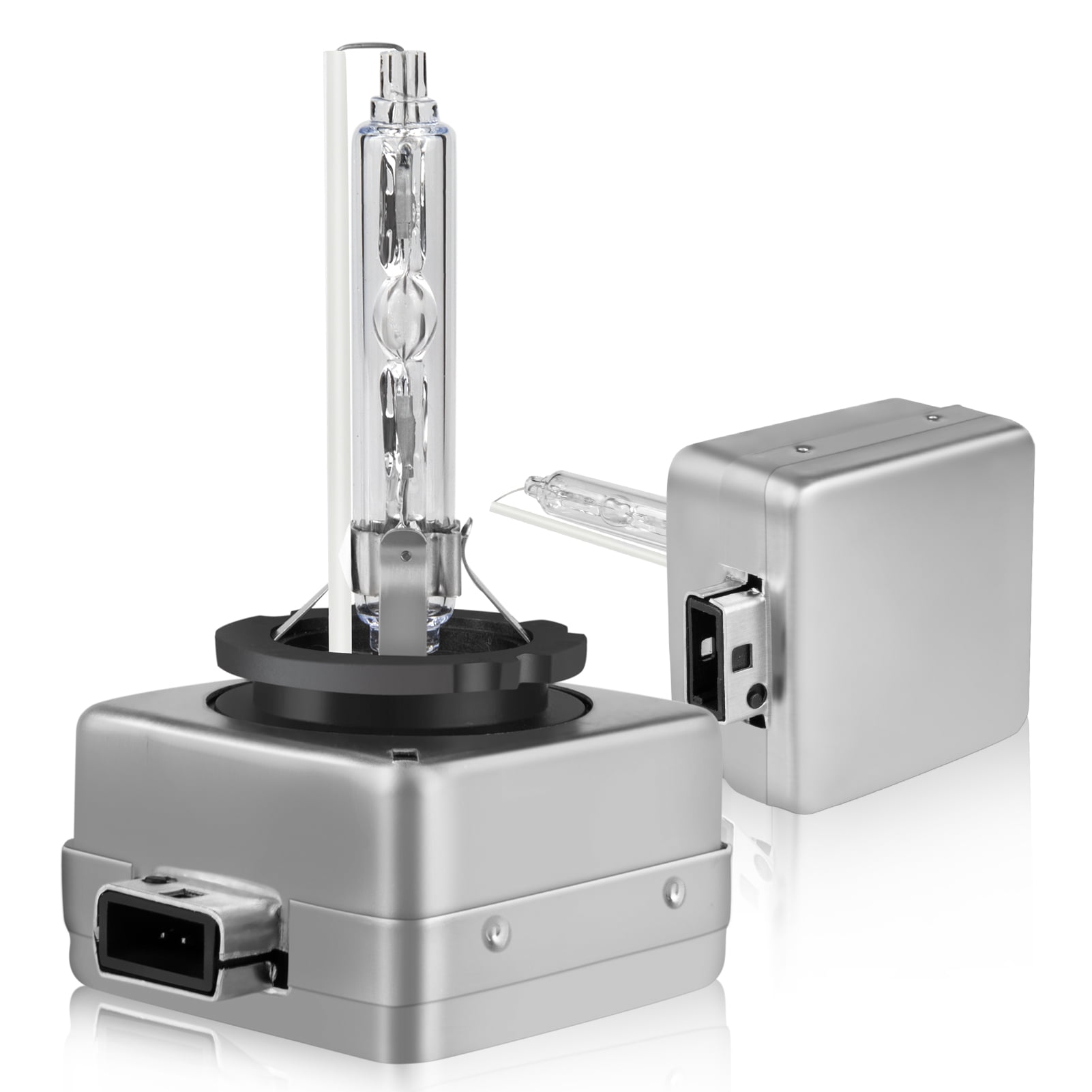 D3S HID Headlight Bulb Xenon OEM Replacement - 6000K Diamond White, 12V 35W 8000 Lumens, Pack of 2