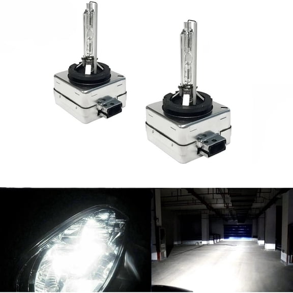 D3S HID Headlight Bulbs 35W, Ultra Bright Xenon High/Low Beam Direct Replacement Bulb (OEM 66340, 42403, 42302), Plug and Play - Pack of 2 (4300K-12000K Options)