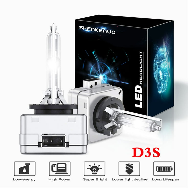D3S 35W 6000K Diamond White Xenon HID Headlight Bulbs, 49 OFF