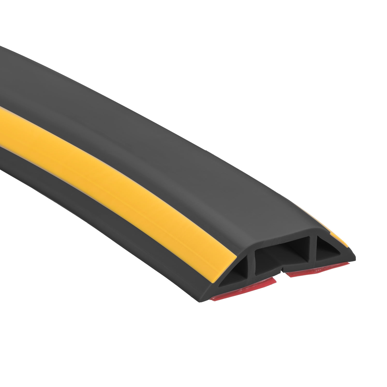 D40 6.6ft Floor Cord Cover, PVC Cord Cover Floor, Wire Cover, Yellow