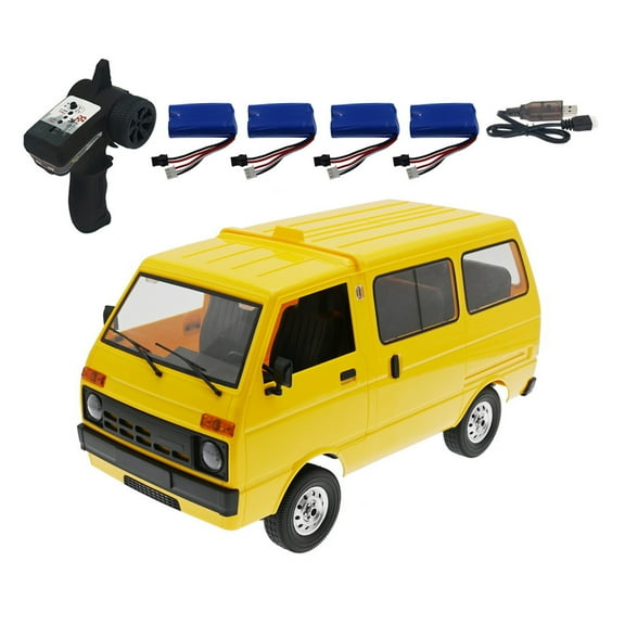 D42 1/10 Scale Simulation Van Drift Truck, 2.4Ghz Remote Control Off-Road RC Car with LED Lights, Rechargeable Battery for Adults, Hobbyists, All Terrain Drifting