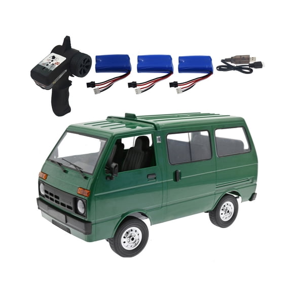 D42 1/10 Scale Simulation Van Drift Truck, 2.4Ghz Remote Control Off-Road RC Car with LED Lights, Rechargeable Battery for Adults, Hobbyists, All Terrain Drifting