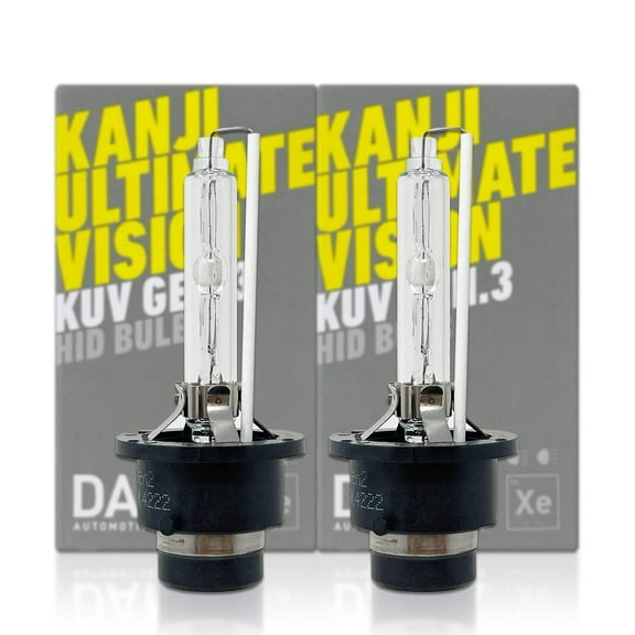 D4S: Dama Kanji Ultimate Vision Gen3 HID Xenon Bulbs | Pack of 2