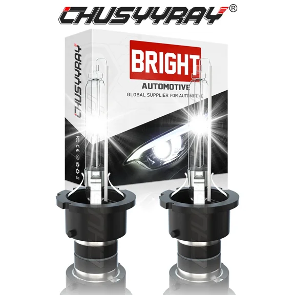 D4S HID Xenon Headlight Bulb 6000K High/Low Beam Replacement, 2-Pack Kit