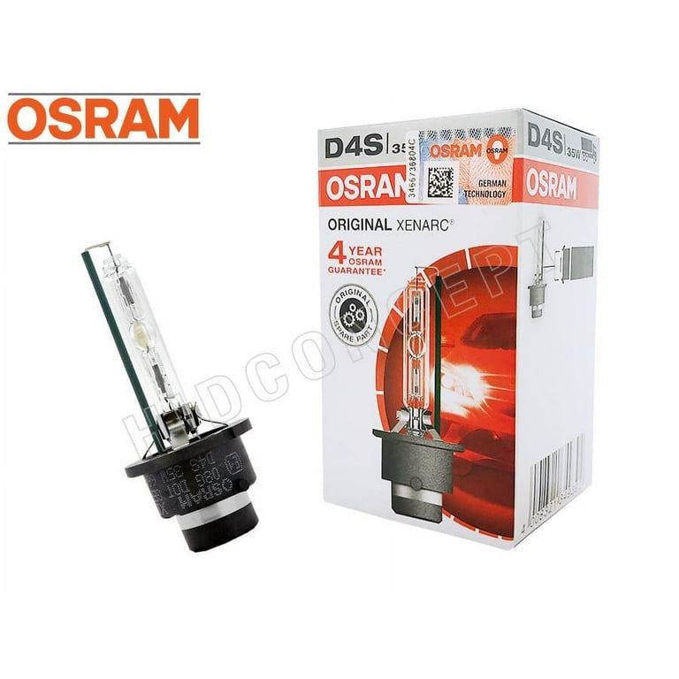 OSRAM XENARC OEM 4300K D3S HID XENON Headlight bulb 35W 66340 by ALI w/11  digit Security Label - Made in Germany (Pack of 1) : :  Automotive