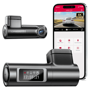 LNDU Car Dash Camera D500 4K UHD WiFi GPS Night Vision 150 Wide Angle 1-Pack