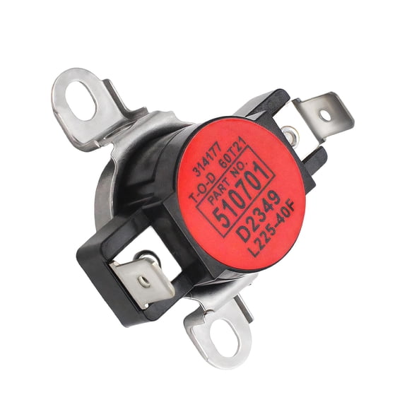 D510701 High Limit Temperature Controller For Clothes Dryer Thermal Regulation 225F Reset 185F Replacement Component