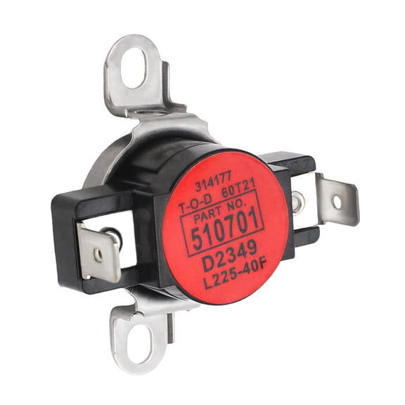 D510701 High Limit Temperature Controller For Clothes Dryer Thermal Regulation 225F Reset 185F Replacement Component