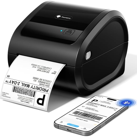D520BT Thermal Label Printer for Business, 4x6 Bluetooth Shipping Label Printer for Small Business & Packages, Compatible with Android, iOS, PC, , Shopify, USPS