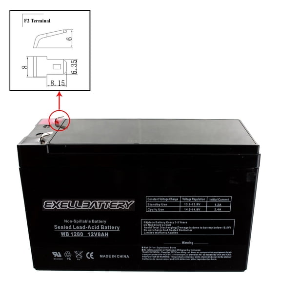 D5779 UB1280-F2 SLC Battery. Compatible with UPG. *PING*