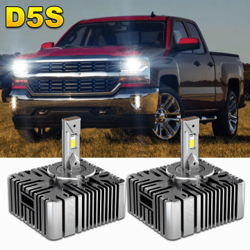 D5S LED Headlight Bulb Conversion Kit Canbus 180W 6000K Xenon white Super Bright