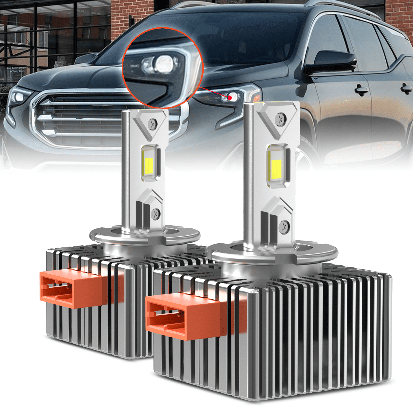 D5S Xenon HID Bulb – 6000K, 25W, Direct Fit For Audi, Chevy Equinox, Silverado, GMC Sierra, Terrain