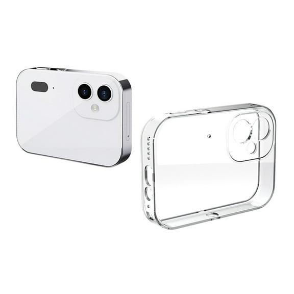 D6 Digital Camera 4K HD Camcorder Music Player Touch Control Screen Video Blog Camera Night Vision 64MP Camcorder White