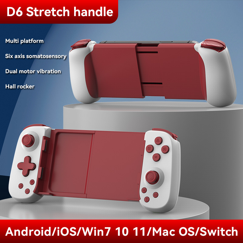 D6 Phone Game Controller for iPhone/Android/Switch [2024 NEWEST] Play