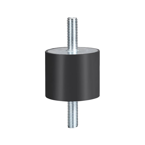 D60 x H50 Rubber Vibration Isolator Mounts Shock Absorber with M12 x 37mm Stud