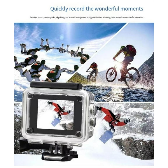 D600 Sports DV Camcorder, Mini Digital Waterproof Camera for Outdoor Cycling, HD Sports Camera Recorder