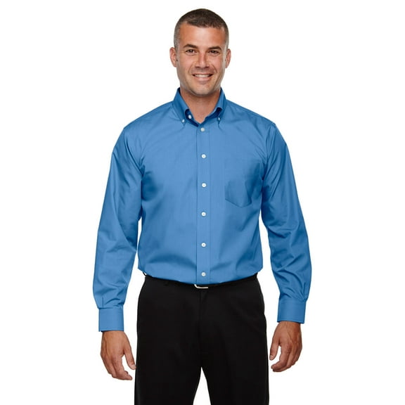 D620T Men's Tall Crown Collection Solid Broadcloth - French Blue - 3XT
