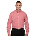 thumbnail image 1 of D640 Men's Crown Collection Gingham Check - Red - 2X-Large, 1 of 2