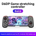 thumbnail image 1 of D6DP Wireless Stretching Extendable Gaming Controller Joystick Pad Compatible For IPhone Android Phones Switch Gamepad(Black), 1 of 8