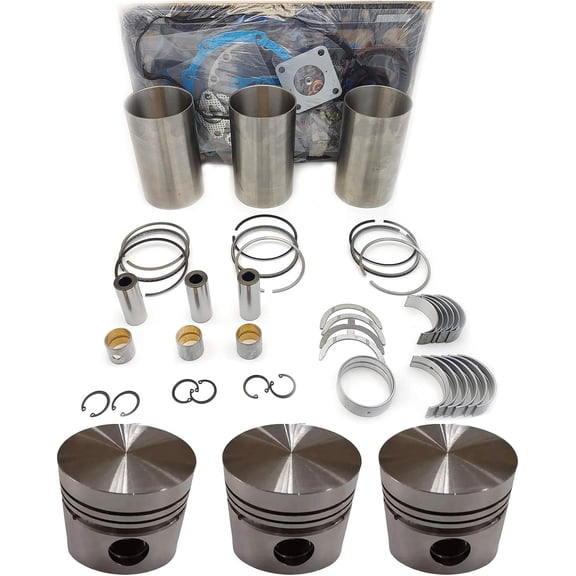D750 Engine Overhaul Rebuild Kit (No valve set) for Kubota D750 D750B Engine B5200 B7100 B5200D B7100HST-DT Tractor 220 320 Excavator Bobcat 453C 443 Loader