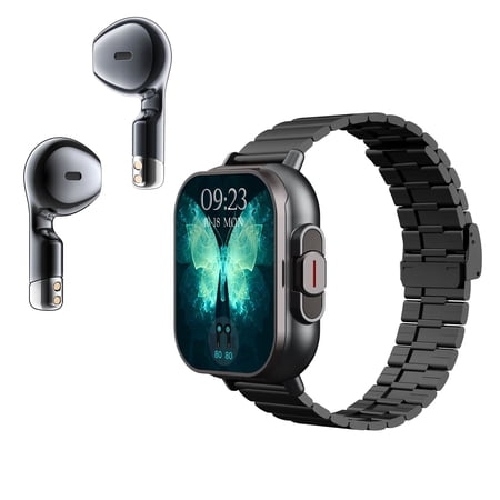 D8 Bluetooth call smartwatch, Bluetooth headset 2-in-1, IP68 waterproof, Android and iOS, outdoor exercise monitor