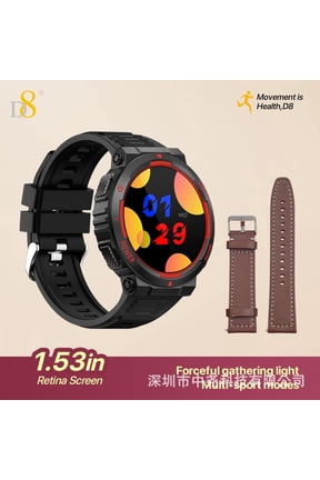 Smart Watch All-Metal Body 1.53 Inch High Bright HD Full Touch Screen 3ATM IPX8 Swim Waterproof Smartwatch