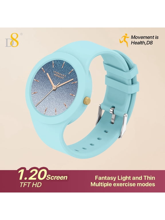 Smart Watch for Women, 1.83 Inch Full Touch HD Color Screen Smartwatch with Wireless Bluetooth Calling & Music Control, IP67 Waterproof Fitness Tracker - Accurate Heart Rate Monitor