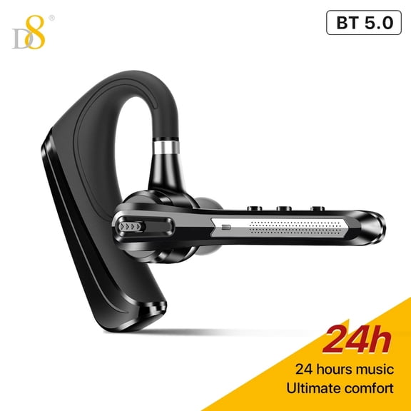 D8 TWS True Wireless In-Ear Noise Cancelling Headphones ,24 Hrs Playtime with LED ,Mic Call Noise Cancelling 10mm Broad Range Speakers with Running,Workout