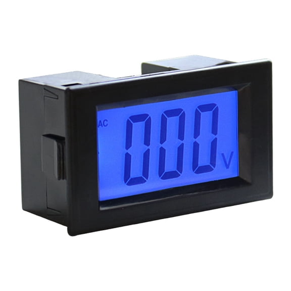 D85-20 AC Digital Display Voltmeter, AC220V 380V 500V, High-Definition LCD Meter, Two-Wire System