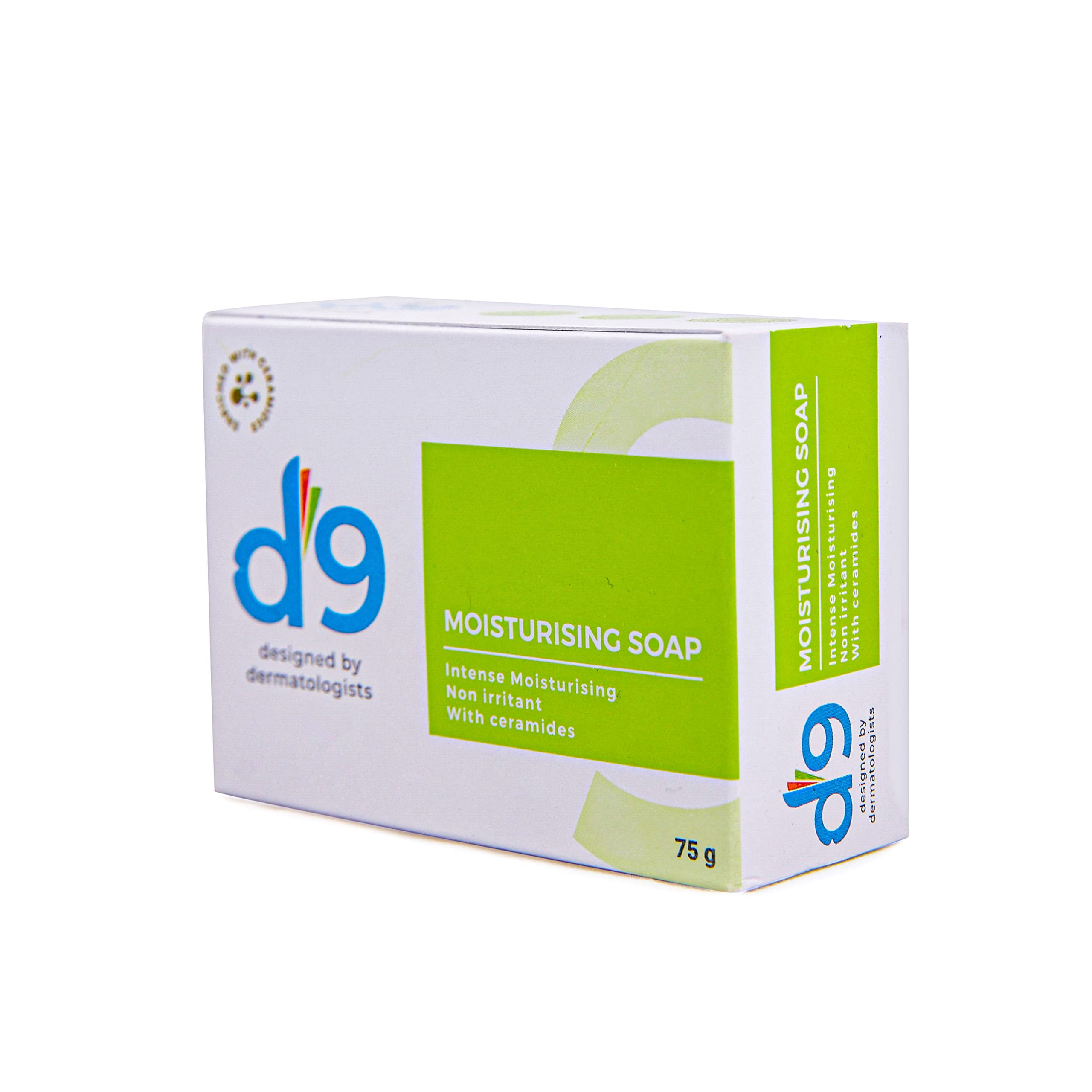 D9 Intense Moisturising Bath Soap Bar for All Skin Types Designed by Dermatologists Non