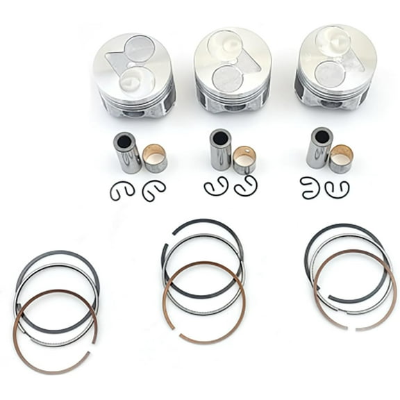 D902 Piston +D902 Piston Rings Compatible with Kubota D902 Piston Kit Utility Vehicle RTV900 RTV900XTR RTV900XTW Parts
