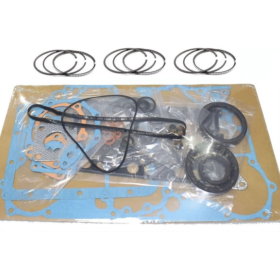 D905 Piston Rings+Full Gasket Kit Fits for Kubota D905 D905E D905B D905BH Engine B1700DT BX2200D BX23LB BX22 Tractor