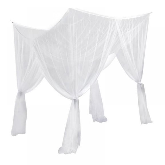 DA BOOM Ultra Large Mosquito Net Large 4 Openings Netting Curtains | Camping, Bedding, Patio | Hanging Kit