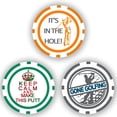 thumbnail image 1 of DA VINCI Golf Ball Marker Poker Chip Collection, 11.5 Gram Chips (3-Pack), 1 of 1