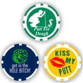 thumbnail image 1 of DA VINCI Golf Ball Marker Poker Chip Collection, 11.5 Gram Chips (3-Pack), 1 of 1