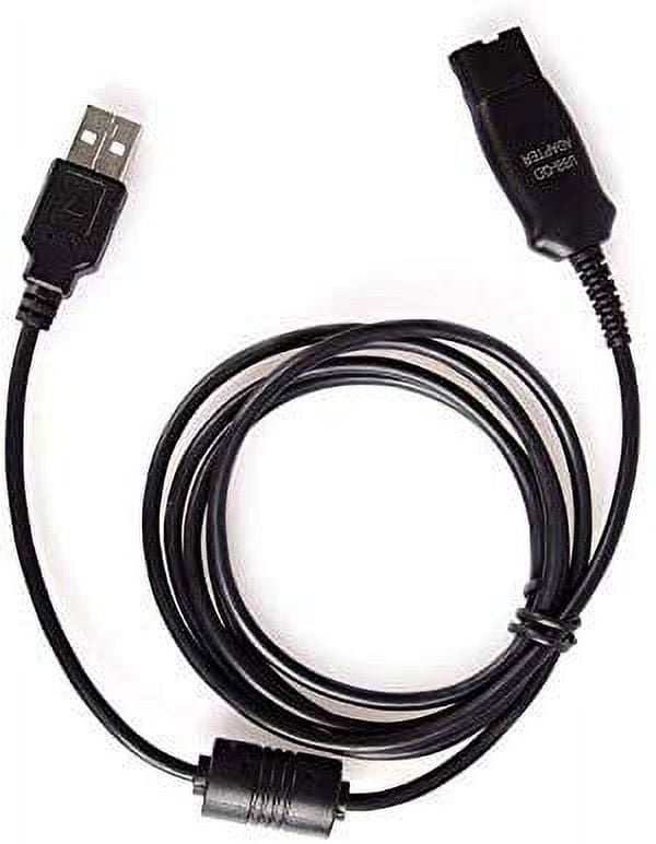 DA95 USB QD Cable Adapter Compatible with Plantronics H251 H251N H261 H261N HW291N, HW301N HW710